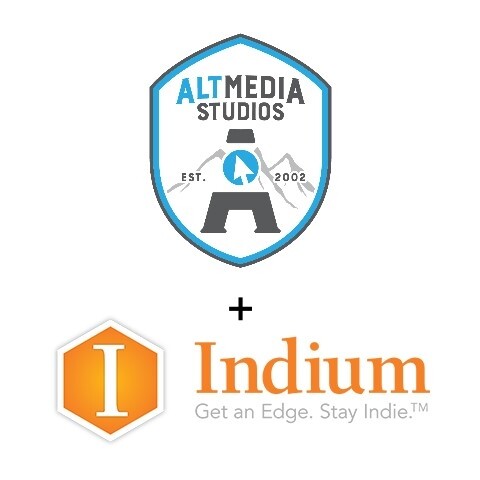 Alt Media Studios logo plus Indium logo