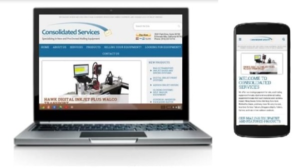 Consolidated Services Responsive Website Redesign by Alt Media Studios in Cleveland, Ohio