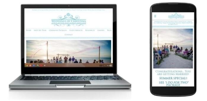 Weddings by Christina Website Redesign by Alt Media Studios