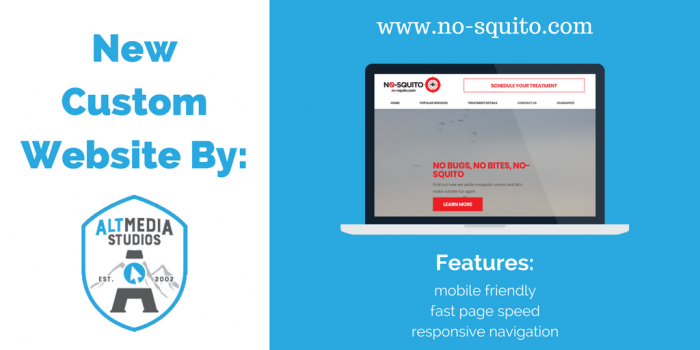 NO-SQUITO New Website